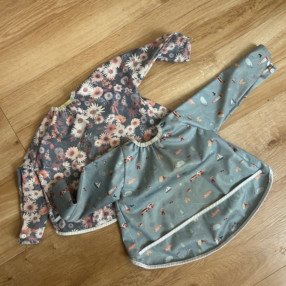 Origami food bibs